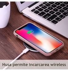 Husa Carcasa Spate pentru iPhone 13 Mini - Soft Edge Silicon cu interior din microfibra