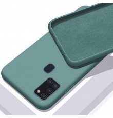 Husa Carcasa Spate pentru Samsung Galaxy A21s - Soft Edge Silicon cu interior din microfibra