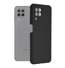 Husa Carcasa Spate pentru Samsung Galaxy A22 4G - Soft Edge Silicon cu interior din microfibra