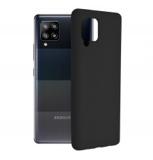 Husa Samsung Galaxy A42 5G - FullCover 360 (Fata + Spate), Transparenta cu margine Rosie