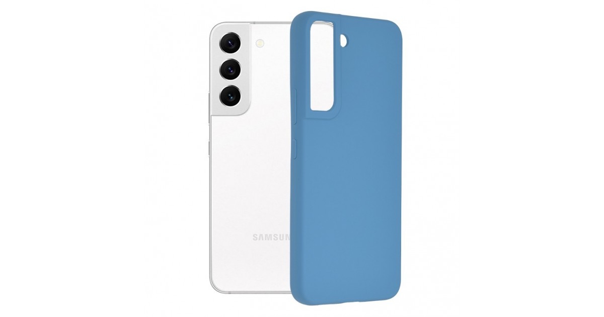 Husa Carcasa Spate pentru Samsung Galaxy S22 - Soft Edge Silicon cu interior din microfibra