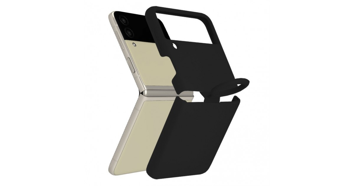 Husa Carcasa Spate pentru Samsung Galaxy Z Flip 3 5G - Soft Edge Silicon cu interior din microfibra