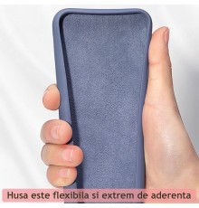 Husa Carcasa Spate pentru Samsung Galaxy Z Flip 3 5G - Soft Edge Silicon cu interior din microfibra