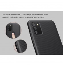 Husa Carcasa Spate pentru Samsung Galaxy A02s - Nillkin Super Frosted Shield, Neagra