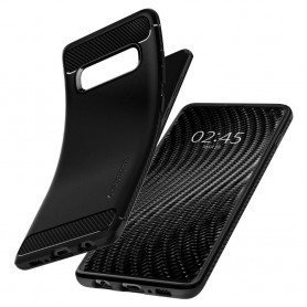 Husa Galaxy S10 Spigen Rugged Armor Matte Black