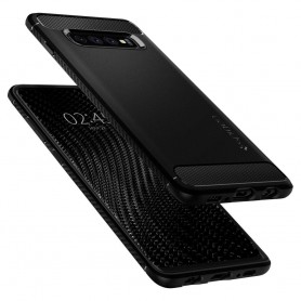 Husa Galaxy S10 Spigen Rugged Armor Matte Black