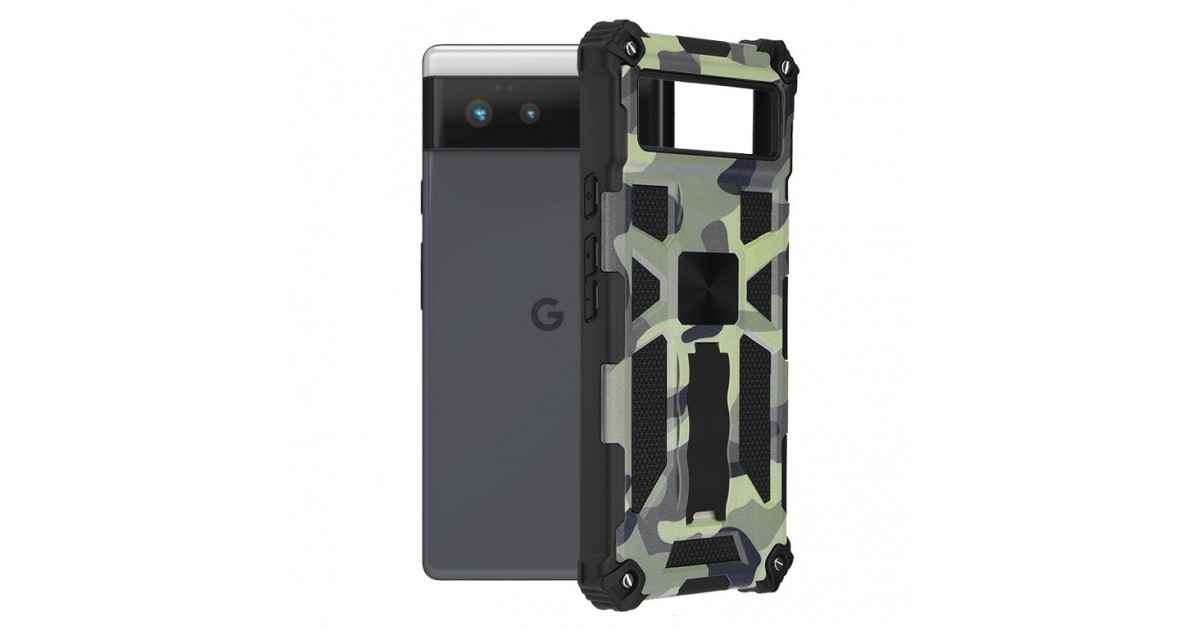 Husa Carcasa Spate pentru Google Pixel 6 - Blazor Hybrid, Camuflaj