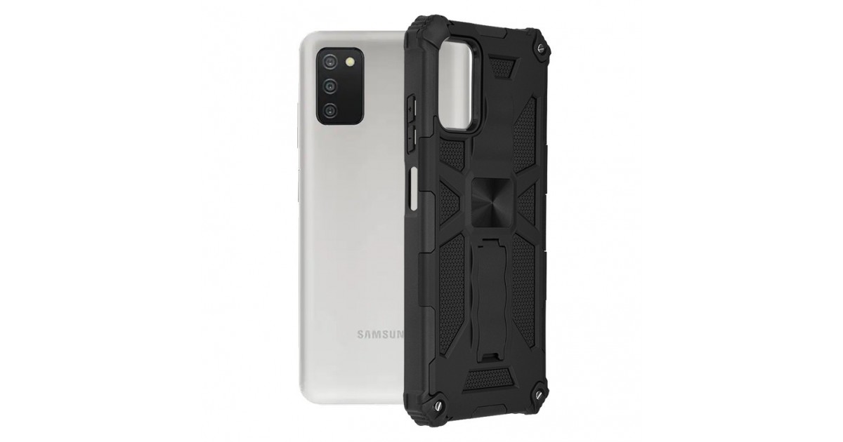 Husa Carcasa Spate pentru Samsung Galaxy A03s - Blazor Hybrid, Neagra