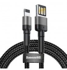 Cablu de date Hoco Blaze U75, Cap Magnetic Detasabil, Usb la Lightning, Lungime 1.2m, Rosu