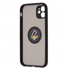 Husa Carcasa spate pentru iPhone 11 , Tpu Glinth Ring, Neagra