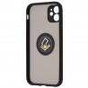 Husa Carcasa spate pentru iPhone 11 , Tpu Glinth Ring, Neagra