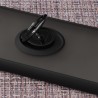 Husa Carcasa spate pentru iPhone 12 / 12 Pro , Tpu Glinth Ring, Neagra