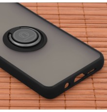Husa Carcasa spate pentru iPhone 13 Pro , Tpu Glinth Ring, Neagra
