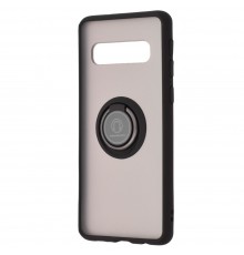 Husa Carcasa spate pentru Samsung Galaxy S10 , Tpu Glinth Ring, Neagra