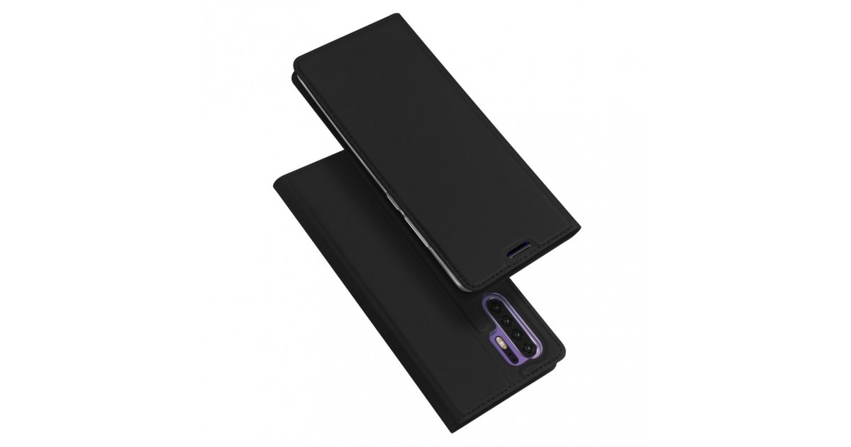 Husa Flip Tip Carte DuxDucis Skin Pro pentru Huawei P30 Pro , Neagra