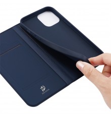 Husa Flip Tip Carte DuxDucis Skin Pro pentru iPhone 13 Pro , Neagra