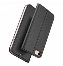 Husa Flip Tip Carte DuxDucis Skin Pro pentru iPhone 7 / 8 / SE 2 / SE 2020 , Neagra