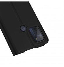 Husa Flip Tip Carte DuxDucis Skin Pro pentru Motorola Moto G50 , Neagra