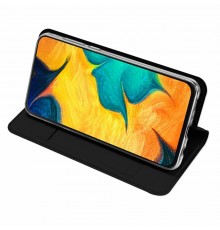 Husa Flip Tip Carte DuxDucis Skin Pro pentru Samsung Galaxy A20e / A10e , Neagra