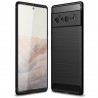 Husa Carcasa spate pentru Google Pixel 6 Pro , Tpu Carbon Design, Neagra