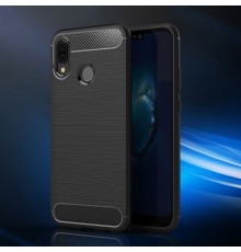 Husa Carcasa spate pentru Huawei P20 Lite , Tpu Carbon Design, Neagra