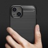 Husa Carcasa spate pentru iPhone 13 Mini , Tpu Carbon Design, Neagra