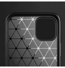 Husa Carcasa spate pentru iPhone 13 Pro , Tpu Carbon Design, Neagra