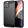 Husa Carcasa spate pentru iPhone 13 Pro Max , Tpu Carbon Design, Neagra