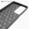 Husa Carcasa spate pentru Motorola Moto Edge 20 , Tpu Carbon Design, Neagra