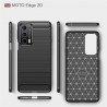 Husa Carcasa spate pentru Motorola Moto Edge 20 , Tpu Carbon Design, Neagra