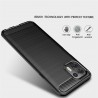 Husa Carcasa spate pentru Motorola Moto Edge 20 Lite , Tpu Carbon Design, Neagra