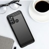 Husa Carcasa spate pentru Motorola Moto G60 , Tpu Carbon Design, Neagra