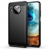 Husa Carcasa spate pentru Nokia X10 / X20 , Tpu Carbon Design, Neagra