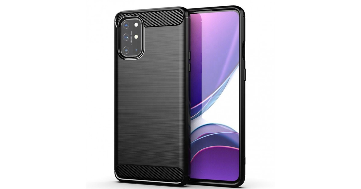 Husa Carcasa spate pentru Oneplus 9 , Tpu Carbon Design, Neagra