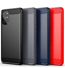 Husa Carcasa spate pentru Oneplus 9 , Tpu Carbon Design, Neagra