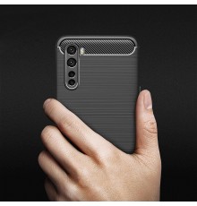 Husa Carcasa spate pentru OnePlus Nord 5G , Tpu Carbon Design, Neagra