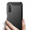 Husa Carcasa spate pentru Realme 6 Pro , Tpu Carbon Design, Neagra