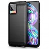 Husa Carcasa spate pentru Realme 8 4G / 8 Pro 4G , Tpu Carbon Design, Neagra