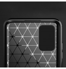 Husa Carcasa spate pentru Samsung Galaxy A03S , Tpu Carbon Design, Neagra