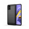 Husa Carcasa spate pentru Samsung Galaxy A51 / M40s , Tpu Carbon Design, Neagra