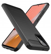 Husa Carcasa spate pentru Samsung Galaxy A73 5G , Tpu Carbon Design, Neagra