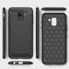 Husa Carcasa spate pentru Samsung Galaxy J6 2018 , Tpu Carbon Design, Neagra