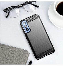 Husa Carcasa spate pentru Samsung Galaxy S21 FE , Tpu Carbon Design, Neagra