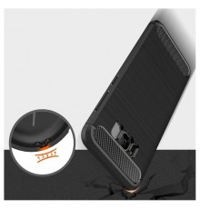 Husa Carcasa spate pentru Samsung Galaxy S8 Plus , Tpu Carbon Design, Neagra