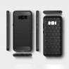 Husa Carcasa spate pentru Samsung Galaxy S8 Plus , Tpu Carbon Design, Neagra