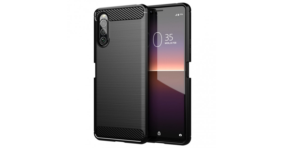 Husa Carcasa spate pentru Sony Xperia Ace 2 , Tpu Carbon Design, Neagra