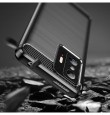 Husa Carcasa spate pentru Xiaomi 11T , Tpu Carbon Design, Neagra