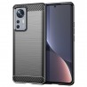 Husa Carcasa spate pentru Xiaomi 12 , Tpu Carbon Design, Neagra