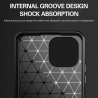 Husa Carcasa spate pentru Xiaomi Mi 11 Lite , Tpu Carbon Design, Neagra