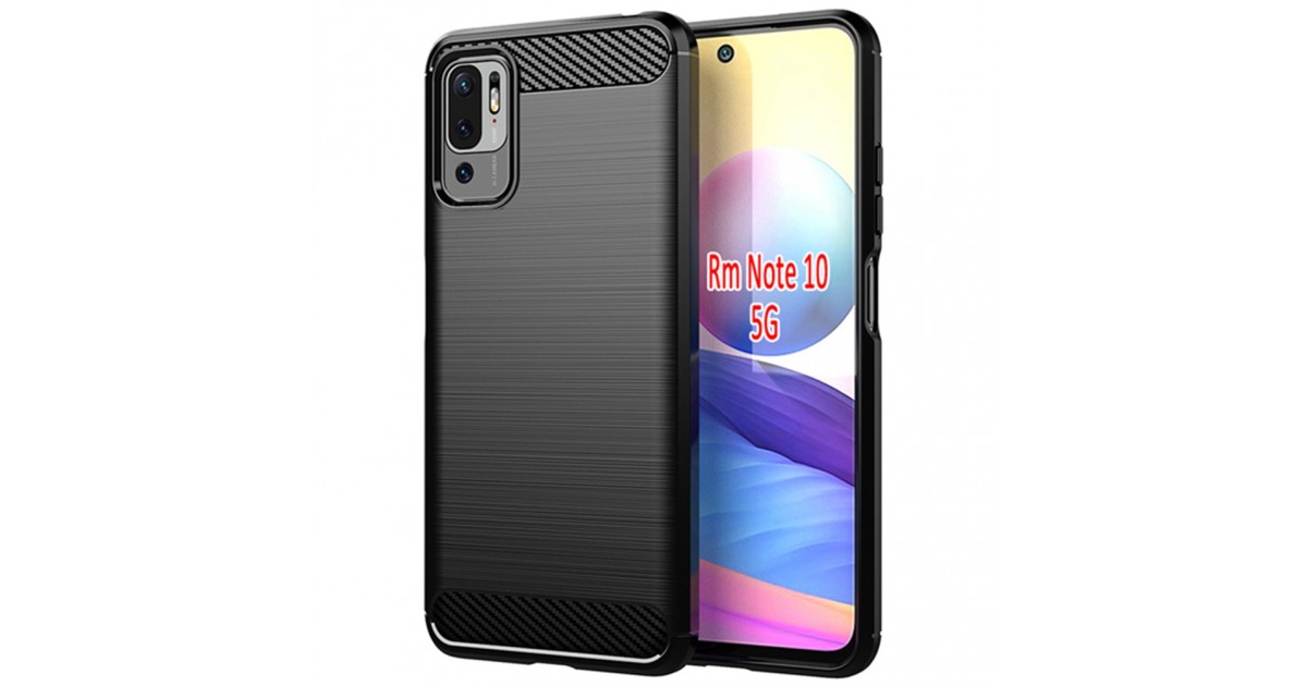 Husa Carcasa spate pentru Xiaomi Poco M3 Pro 5G / 4G , Tpu Carbon Design, Neagra